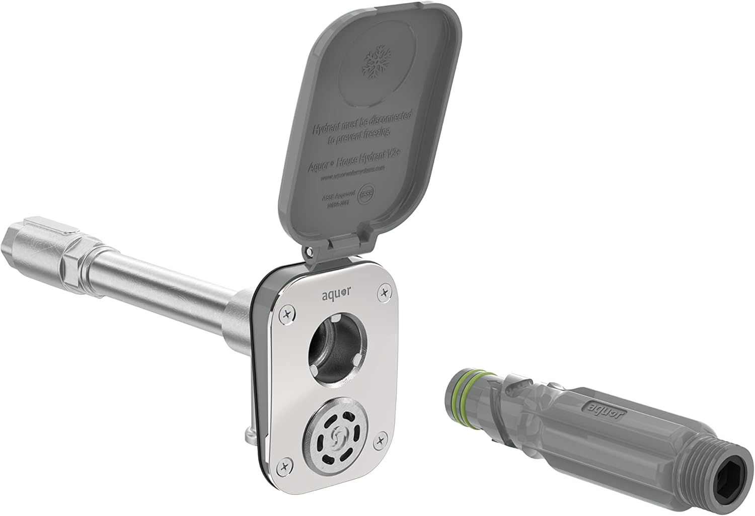 Aquor House Hydrant V2+ - Rubinetto da giardino 20,3 cm