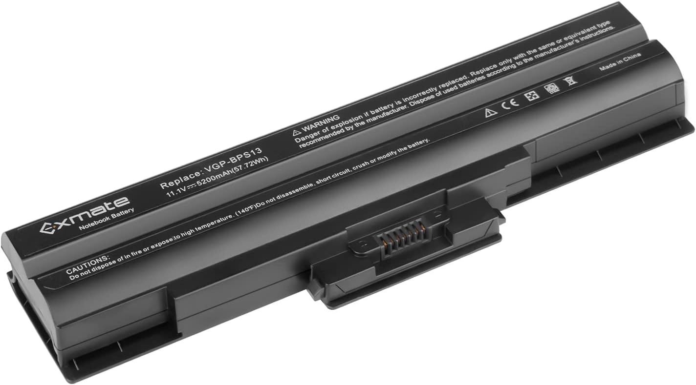 Exmate 11.1V 5200mAh Batteria per Sony VAIO Serie - immagine 1