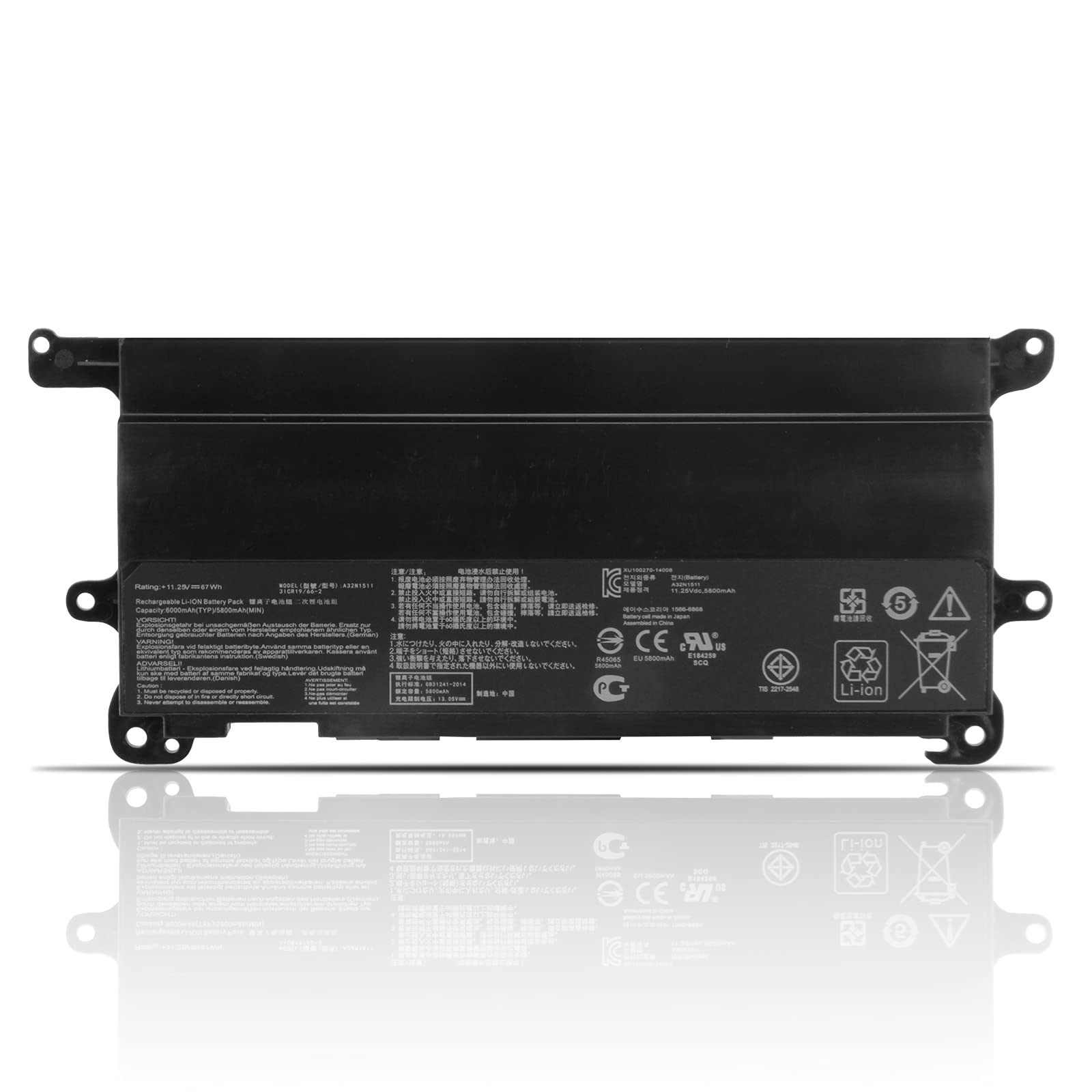 K Kyuer Batteria Laptop 67Wh per ASUS ROG G752 Series