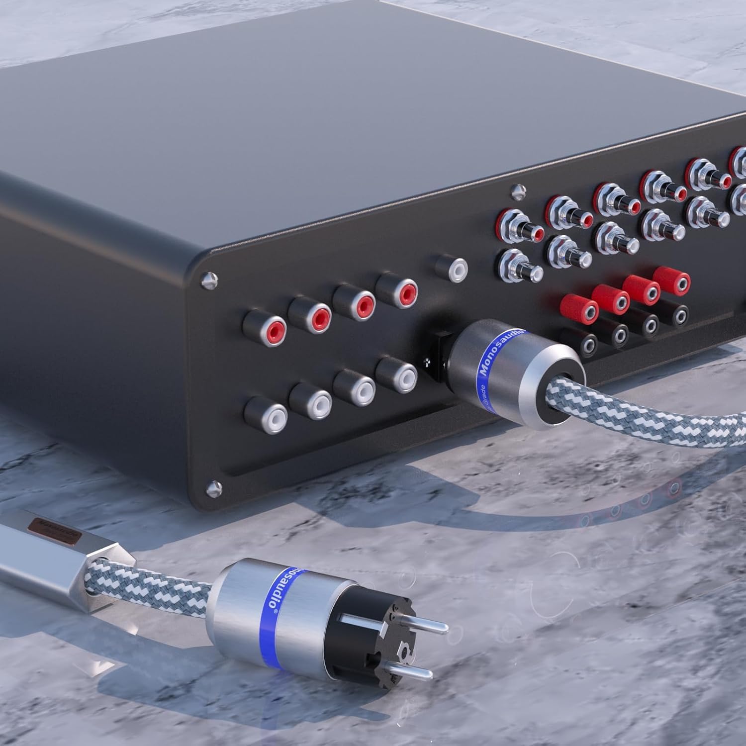 Monosaudio P902E6R - Cavo di alimentazione HiFi 2m - immagine 6