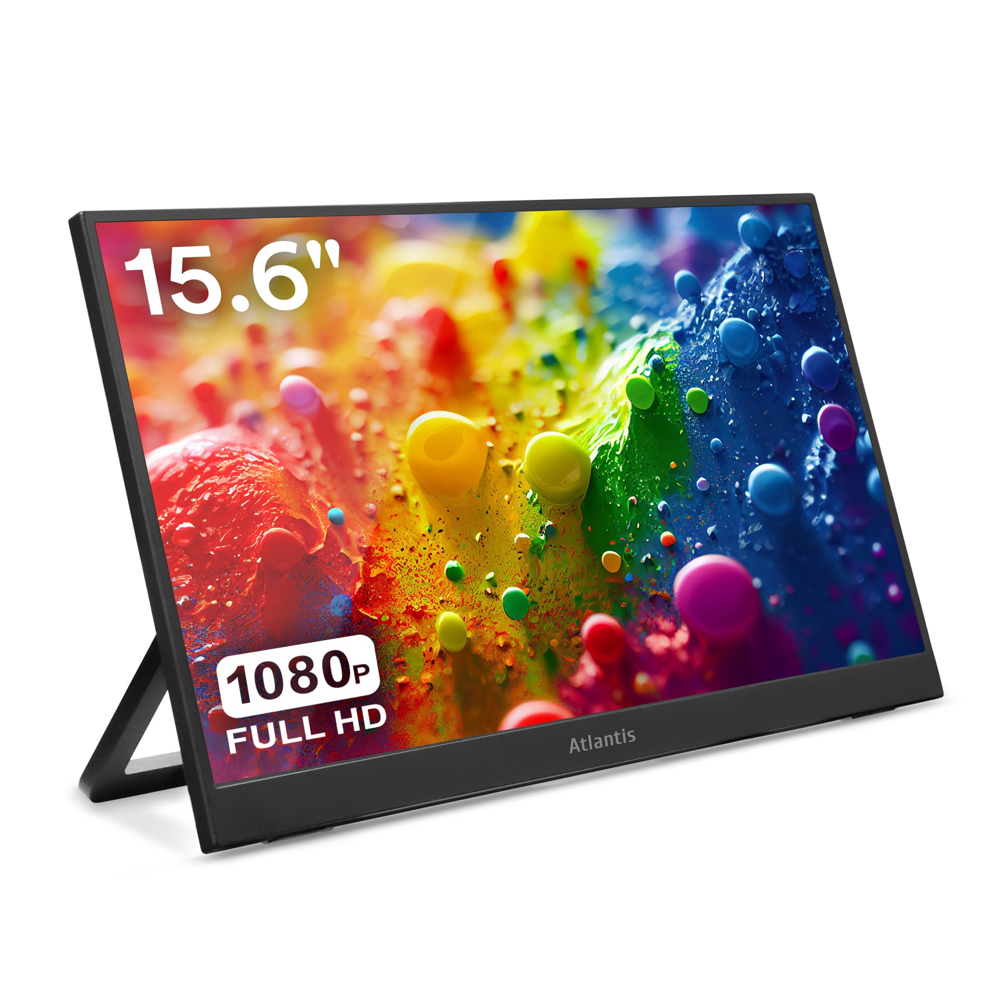 Atlantis Monitor Portatile 16 Pollici 1080P Full HD