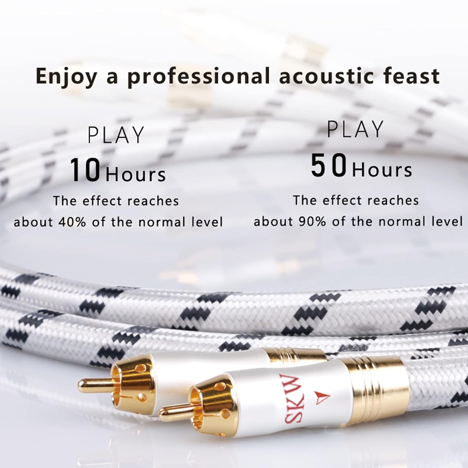 Skw Cavo Audio RCA Flagship Serie 2RCA-2RCA 1M - immagine 5