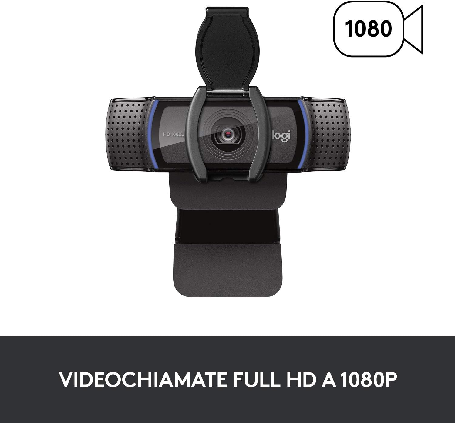 Logitech C920S HD Pro Webcam Full HD 1080p - immagine 3