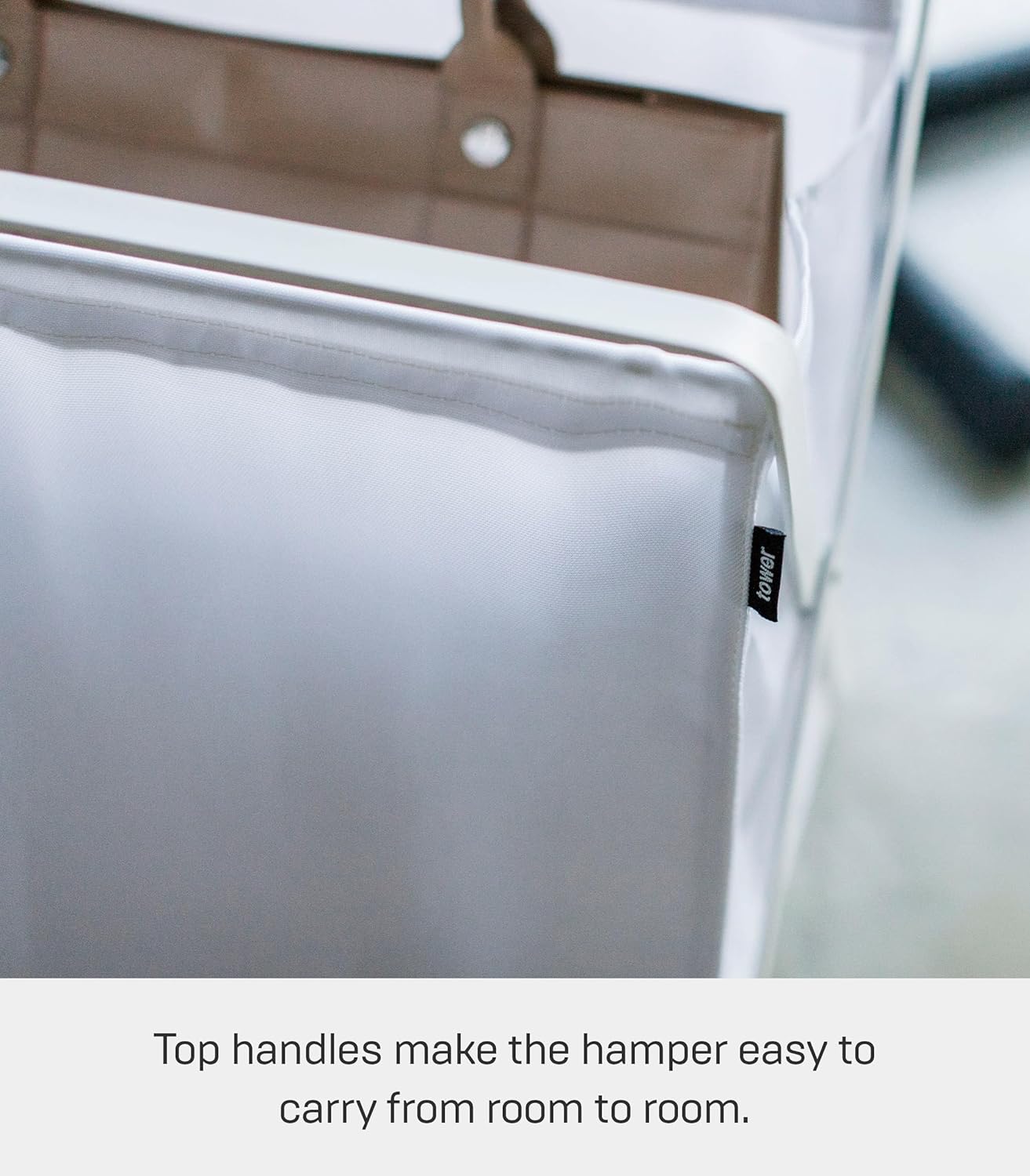 Yamazaki 3544 TOWER Storage Basket, White - immagine 6