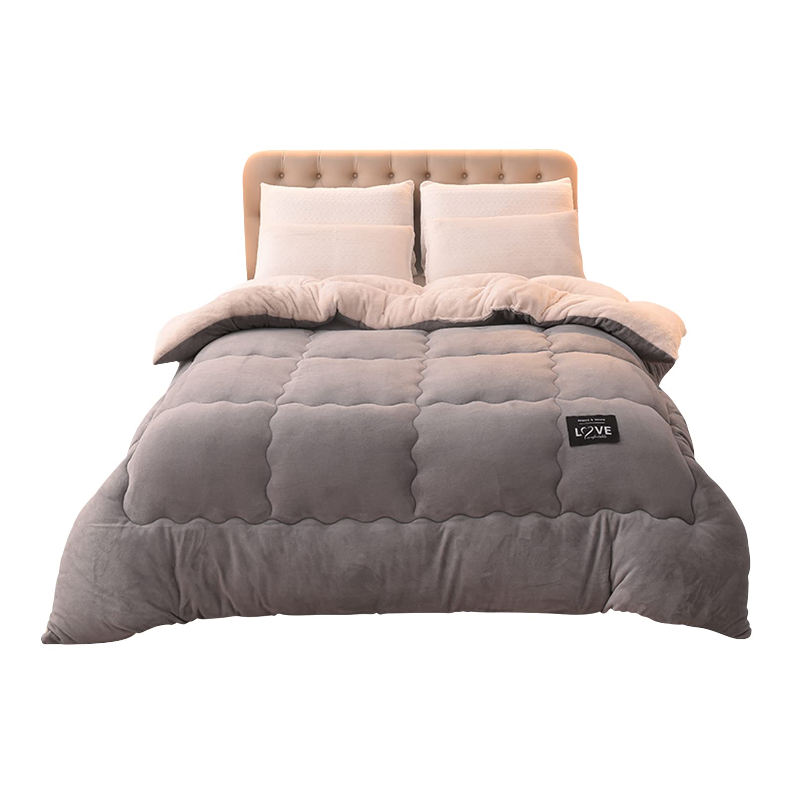 Ergocar Coperta in Flanella Doppia, Morbida e Calda