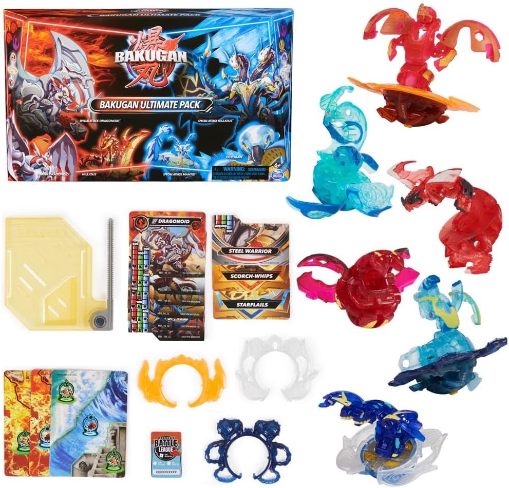 BAKUGAN Ultimate 6-Pack Action Figure Rotanti - immagine 1