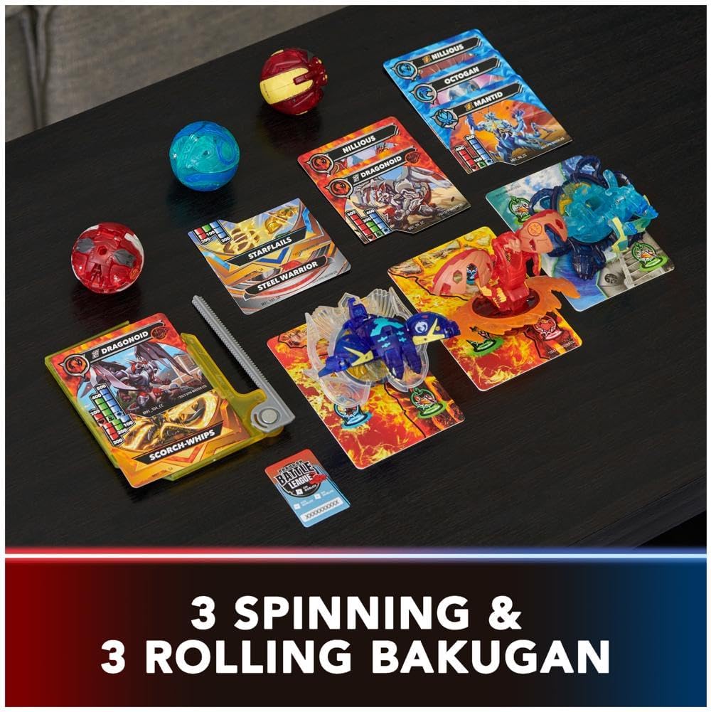 BAKUGAN Ultimate 6-Pack Action Figure Rotanti - immagine 2