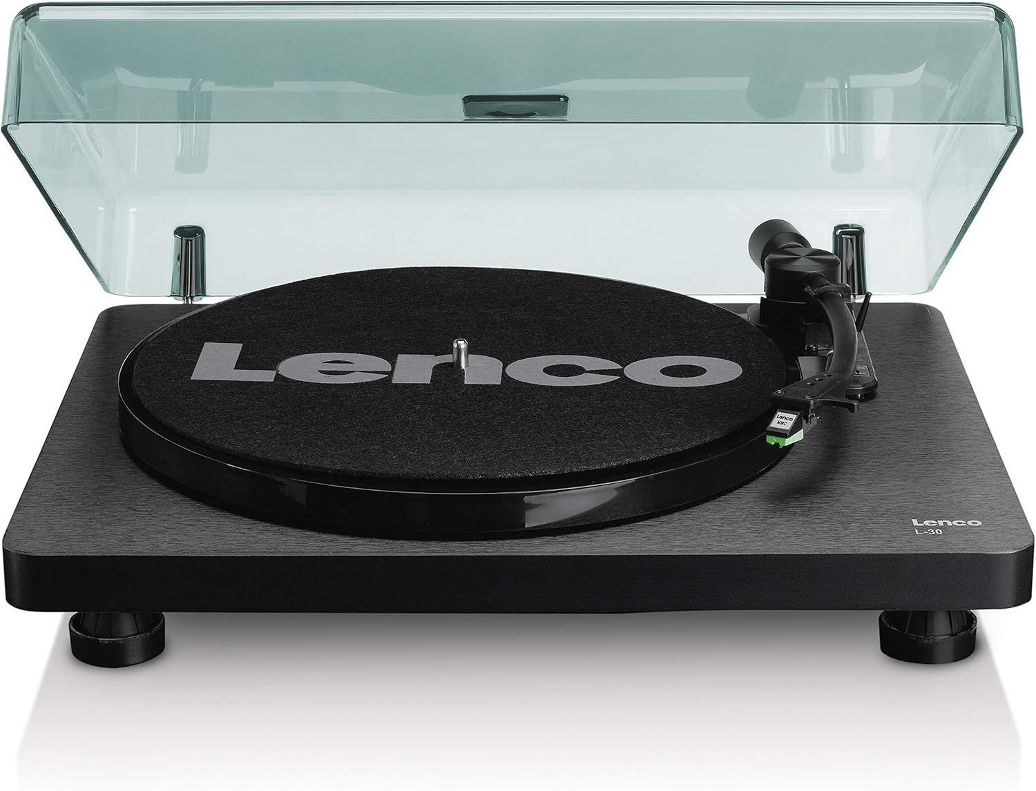 Lenco L-30BK - Giradischi USB con Trasmissione a Cinghia - immagine 1