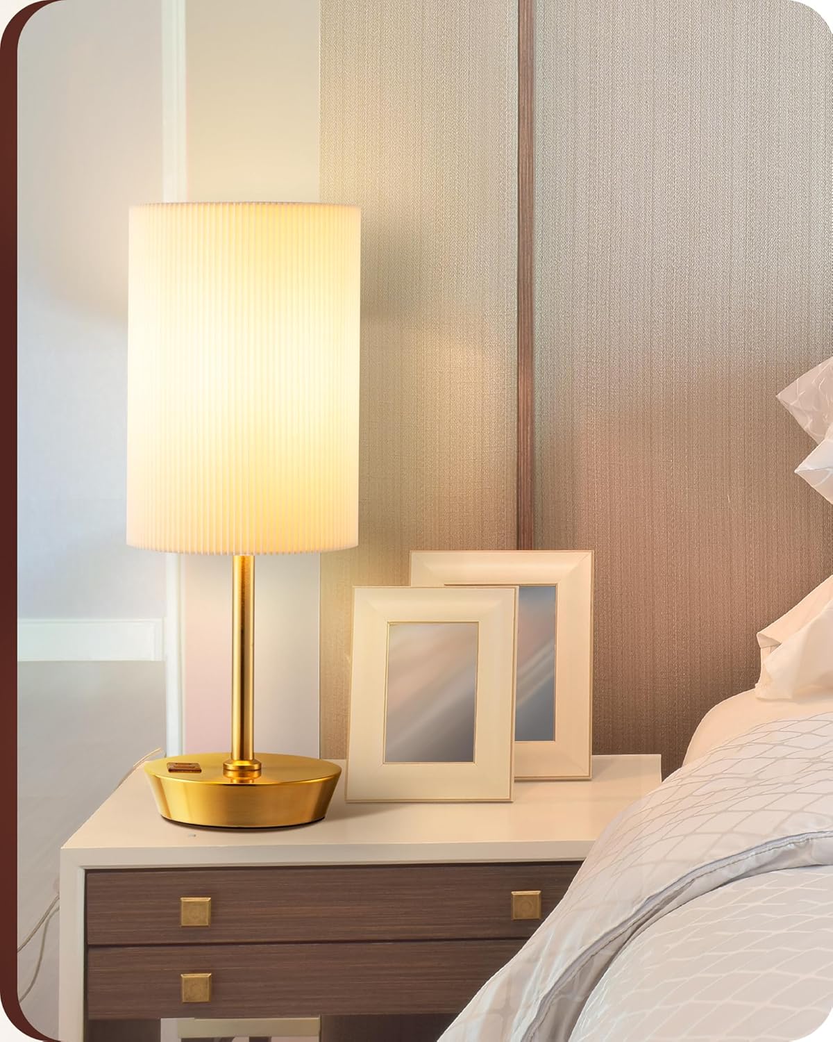 EDISHINE Lampade da Comodino Touch Set di 2 - immagine 7