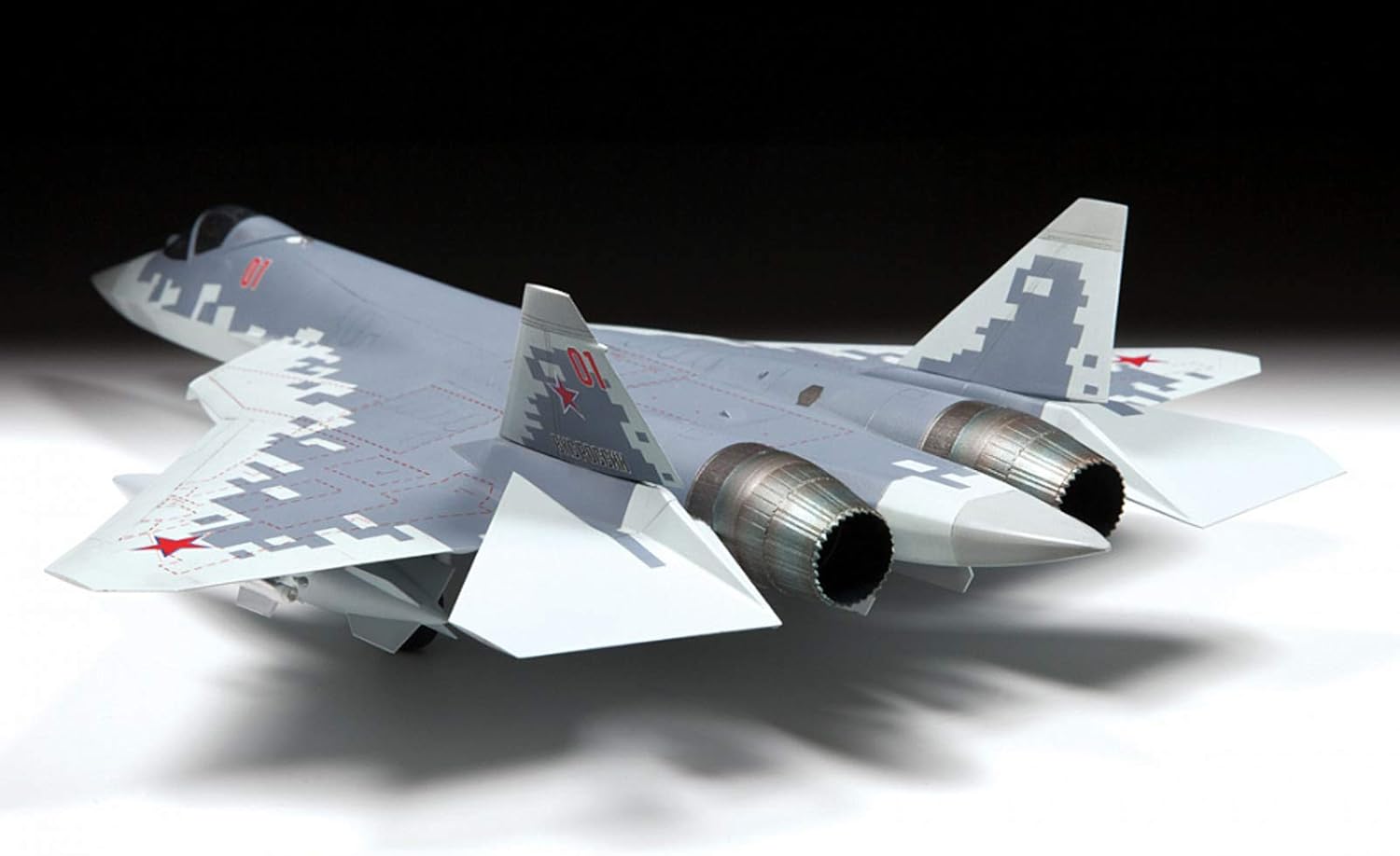 Zvezda 4824 Suchoi SU-57, Scala 1/48, Plastic Model Kit - immagine 3