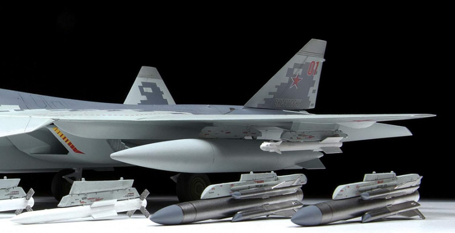 Zvezda 4824 Suchoi SU-57, Scala 1/48, Plastic Model Kit - immagine 5