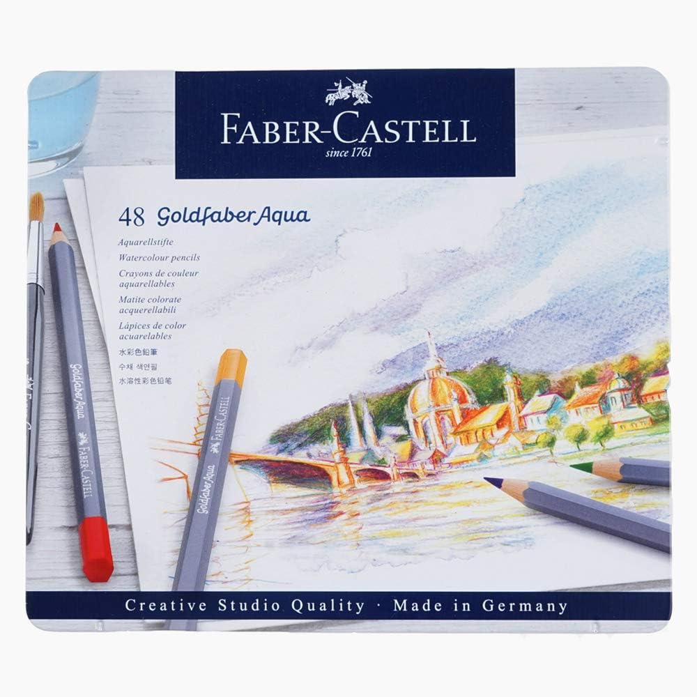Faber-Castell Goldfaber 114648 Matite Colorate, Multicolore, 48 pezzi - immagine 1