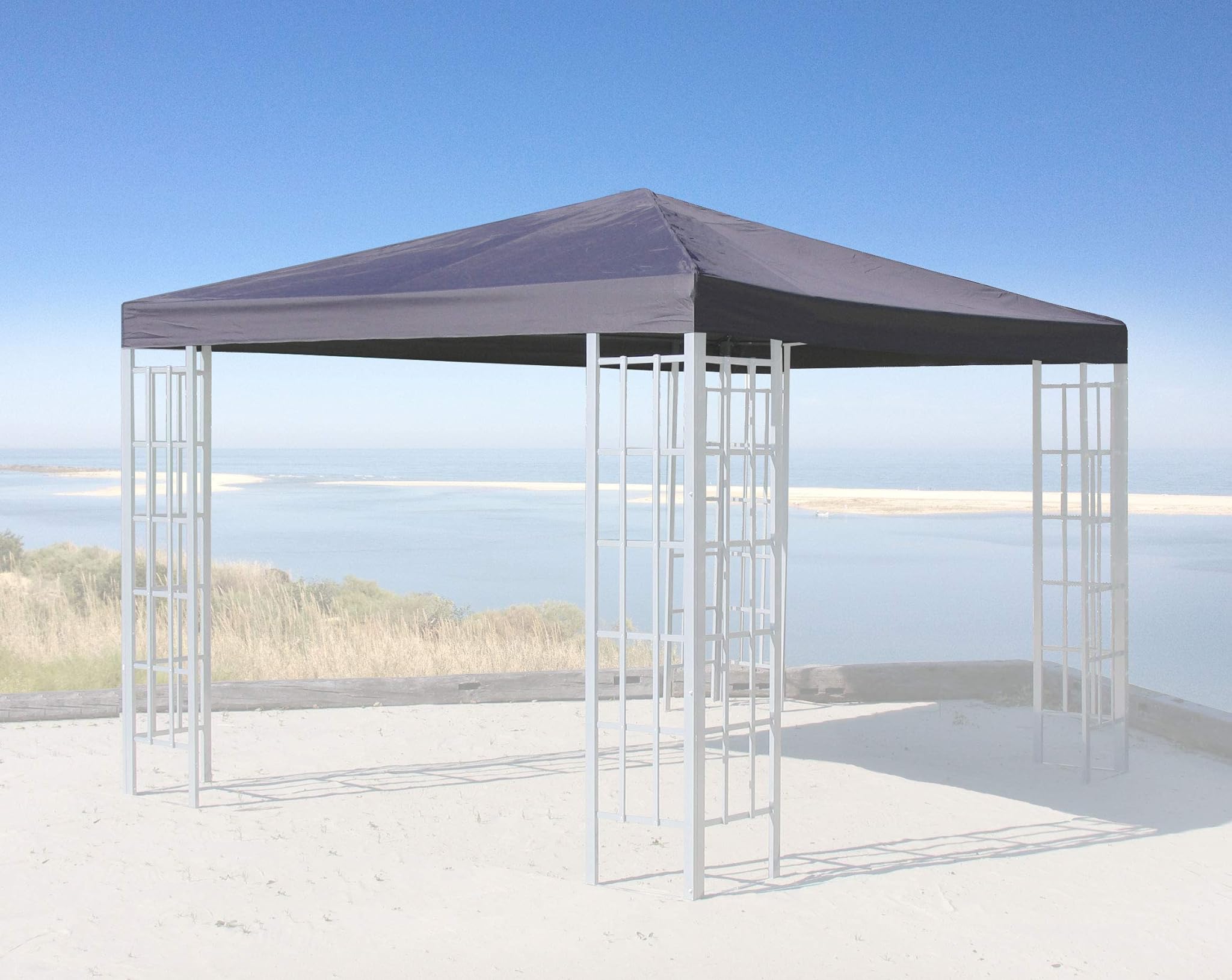 Quick Star Tetto di Ricambio per Rank Gazebo 3x3m Antracite