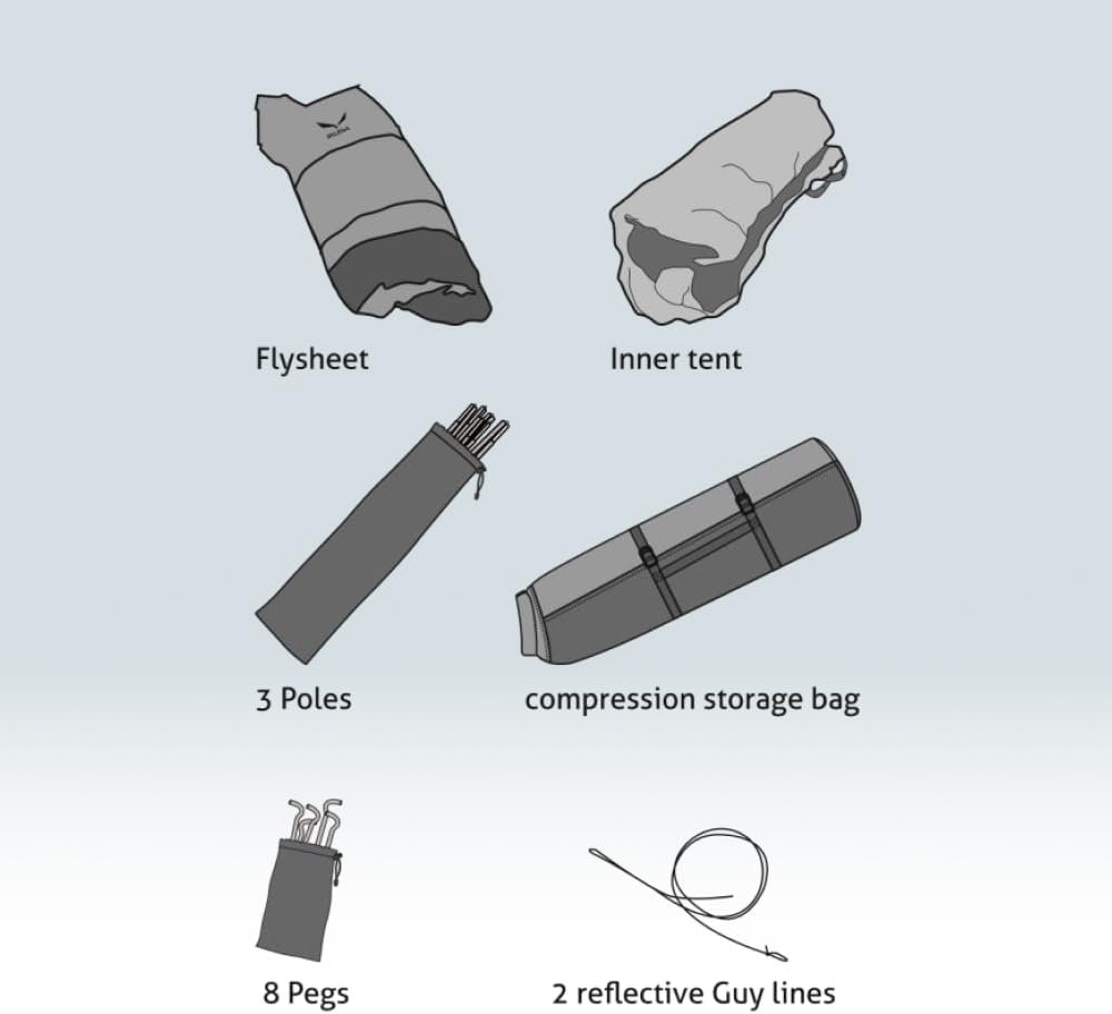 Salewa Denali II, Tenda Doppia Parete Unisex - immagine 4