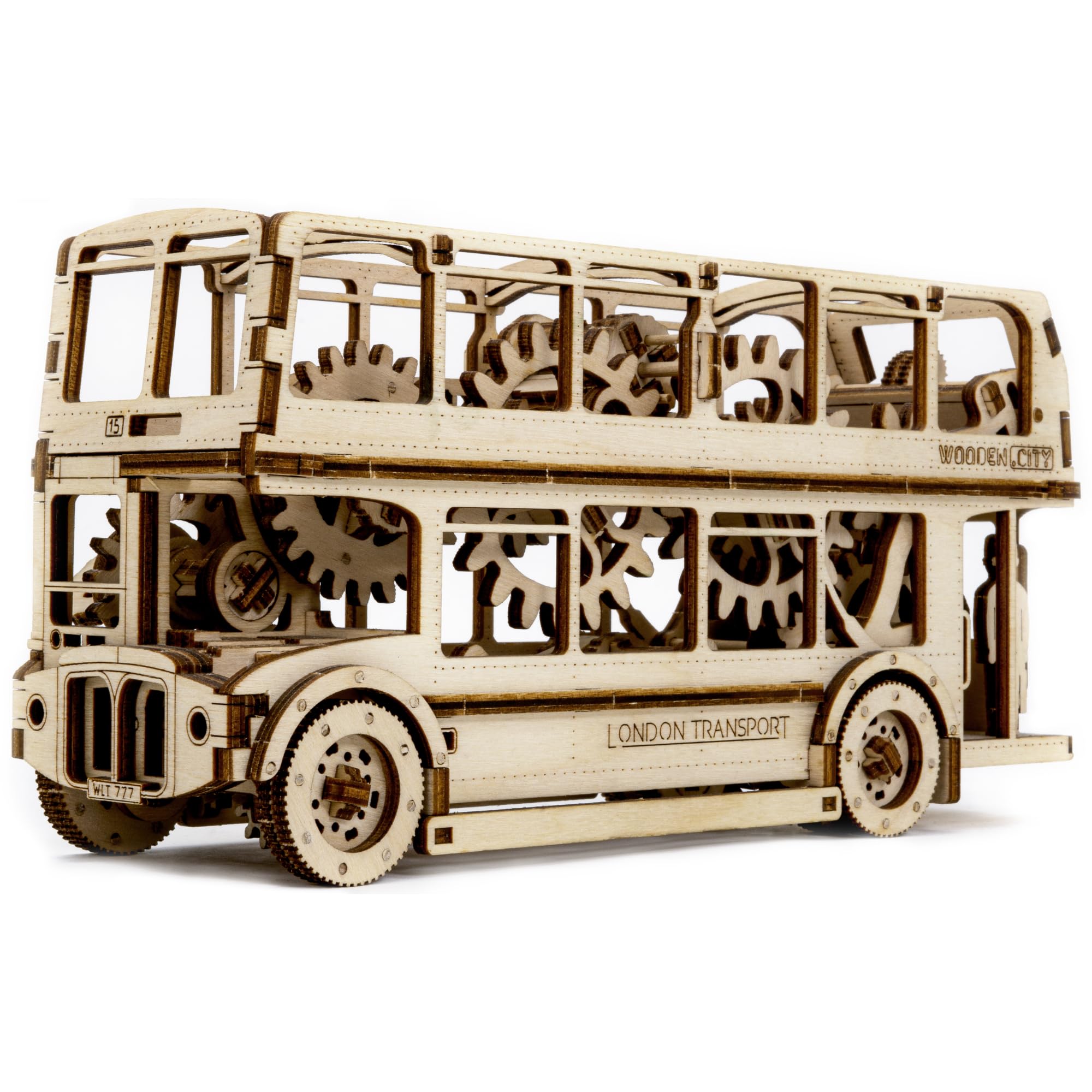 Wooden.city Puzzle 3D Autobus Londinese in Legno 1:40