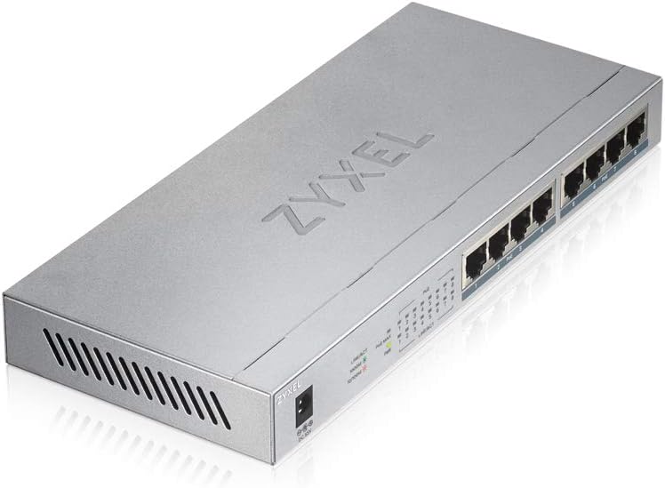 Zyxel Switch Gigabit Unmanaged 8 Porte PoE+ 60W - immagine 2
