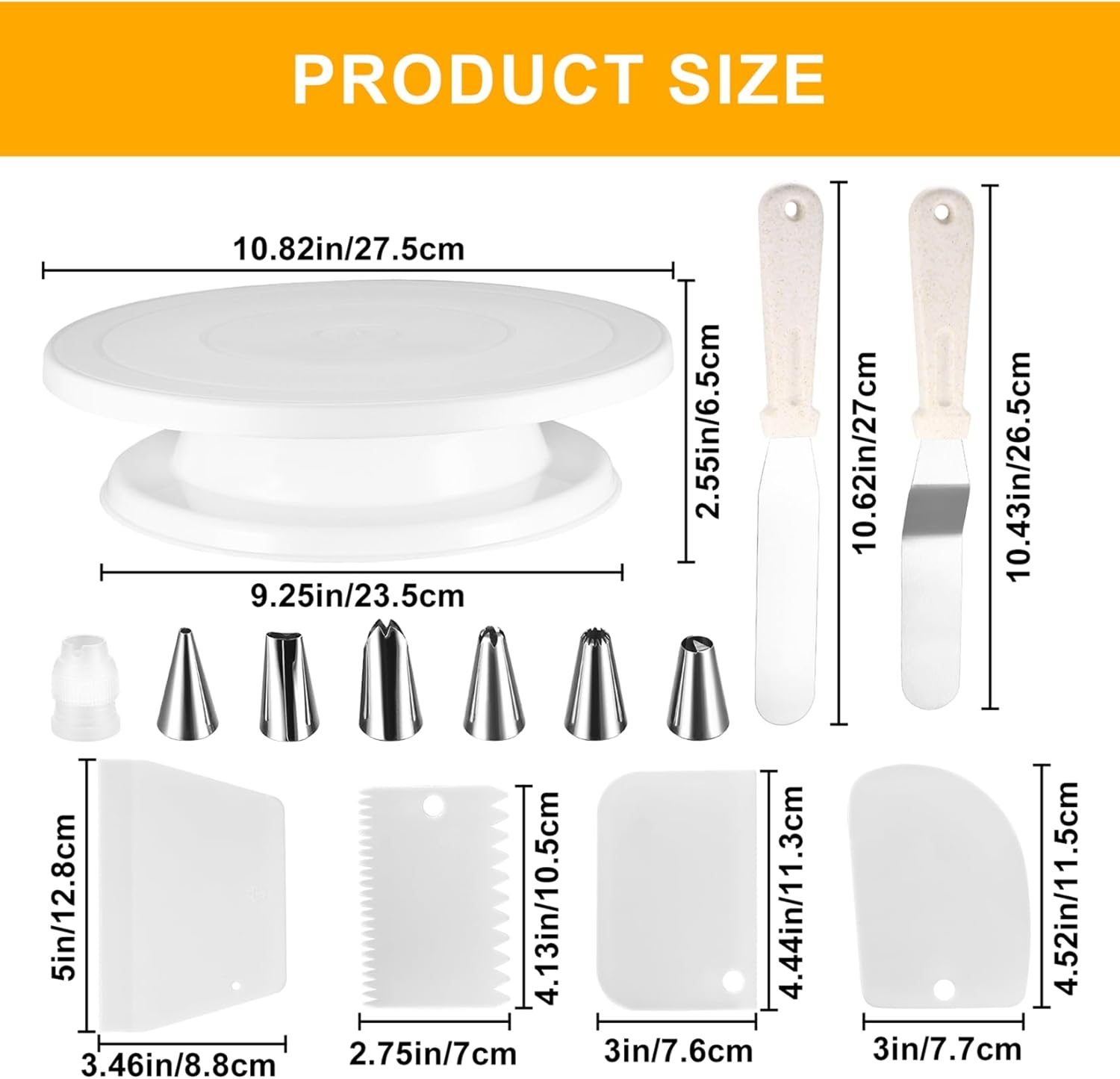 Piatto Girevole per Torte - Set Accessori - immagine 2