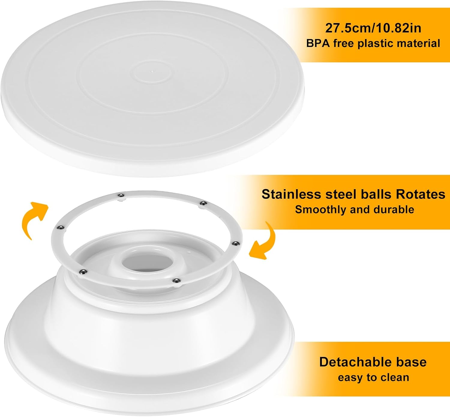 Piatto Girevole per Torte - Set Accessori - immagine 3