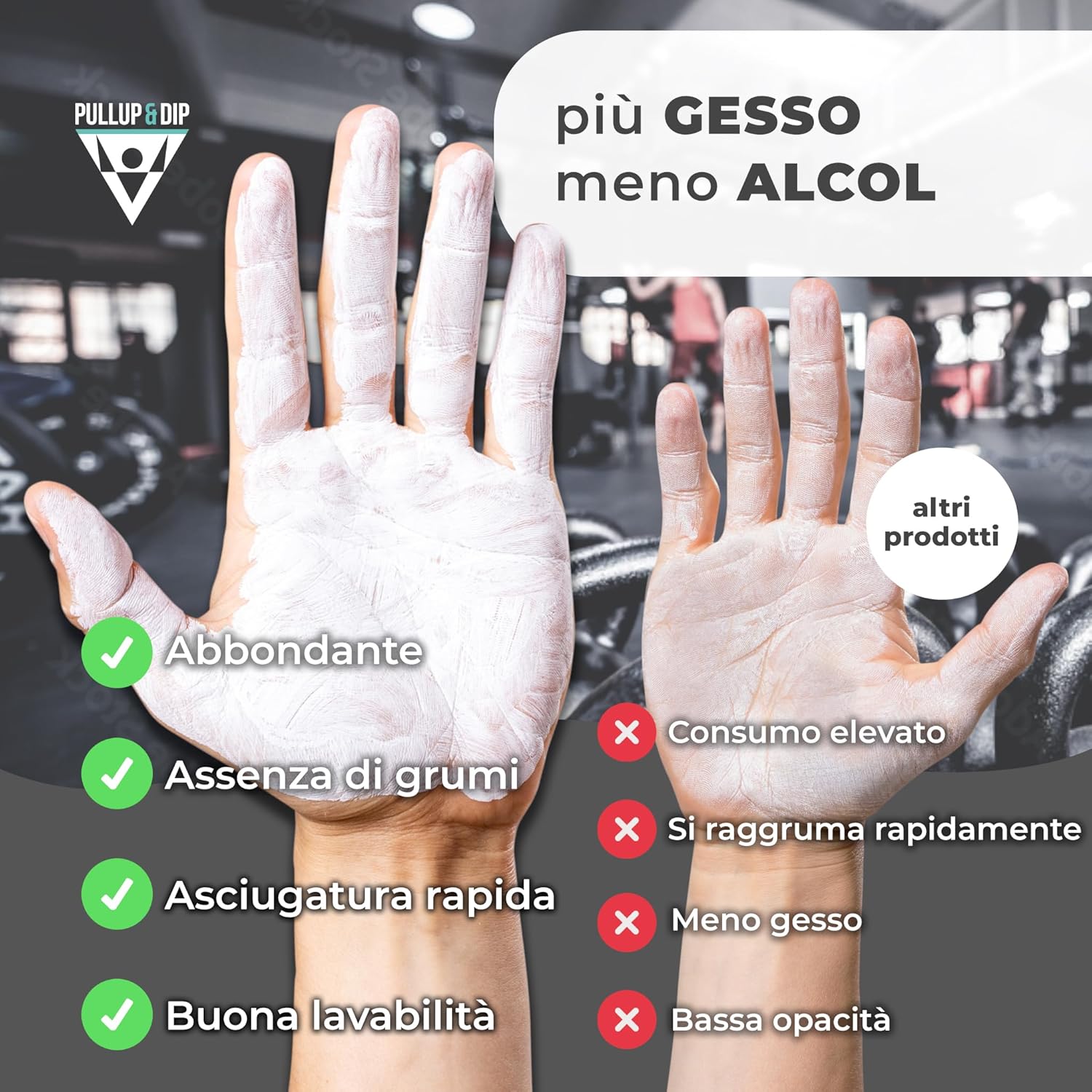 PULLUP & DIP Magnesia Liquido per Sport e Fitness - immagine 3