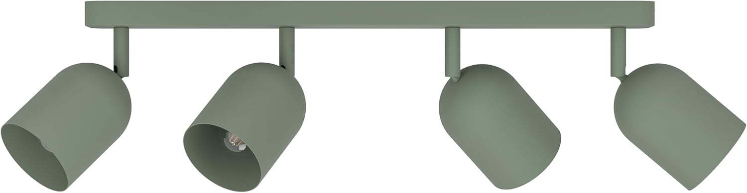 Eglo Tilston - Lampada da Soffitto 4 Luci E14, Verde Scuro - immagine 2