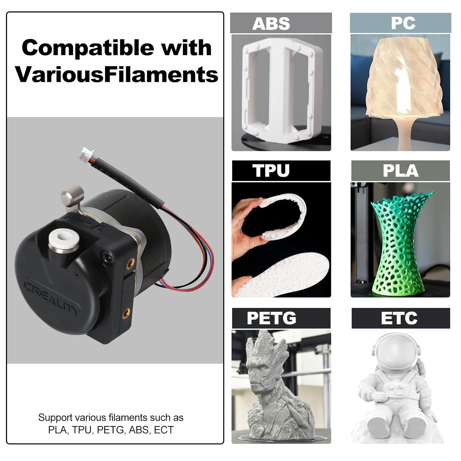 Creality Kit Estrusore Motore Alta Velocità Doppio Ingranaggio - immagine 4