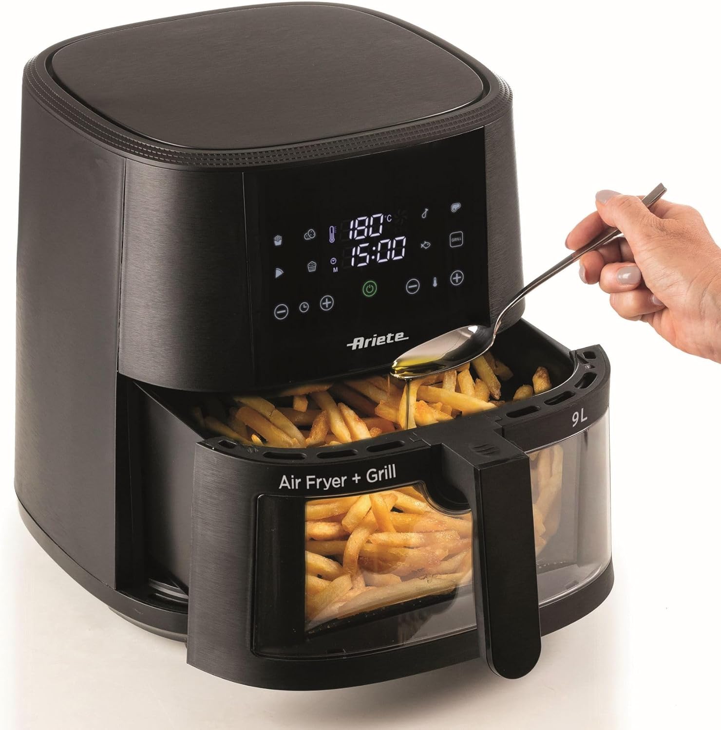 Ariete 4630 Friggitrice ad Aria 9L, Nera - immagine 6