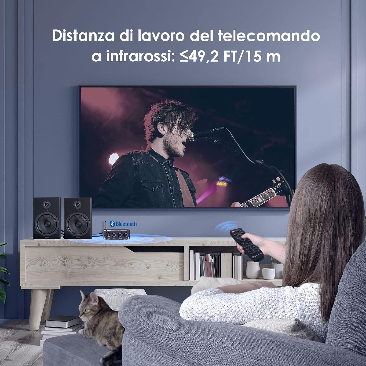 Fosi Audio BL20A - Amplificatore Audio Bluetooth 200W - immagine 3