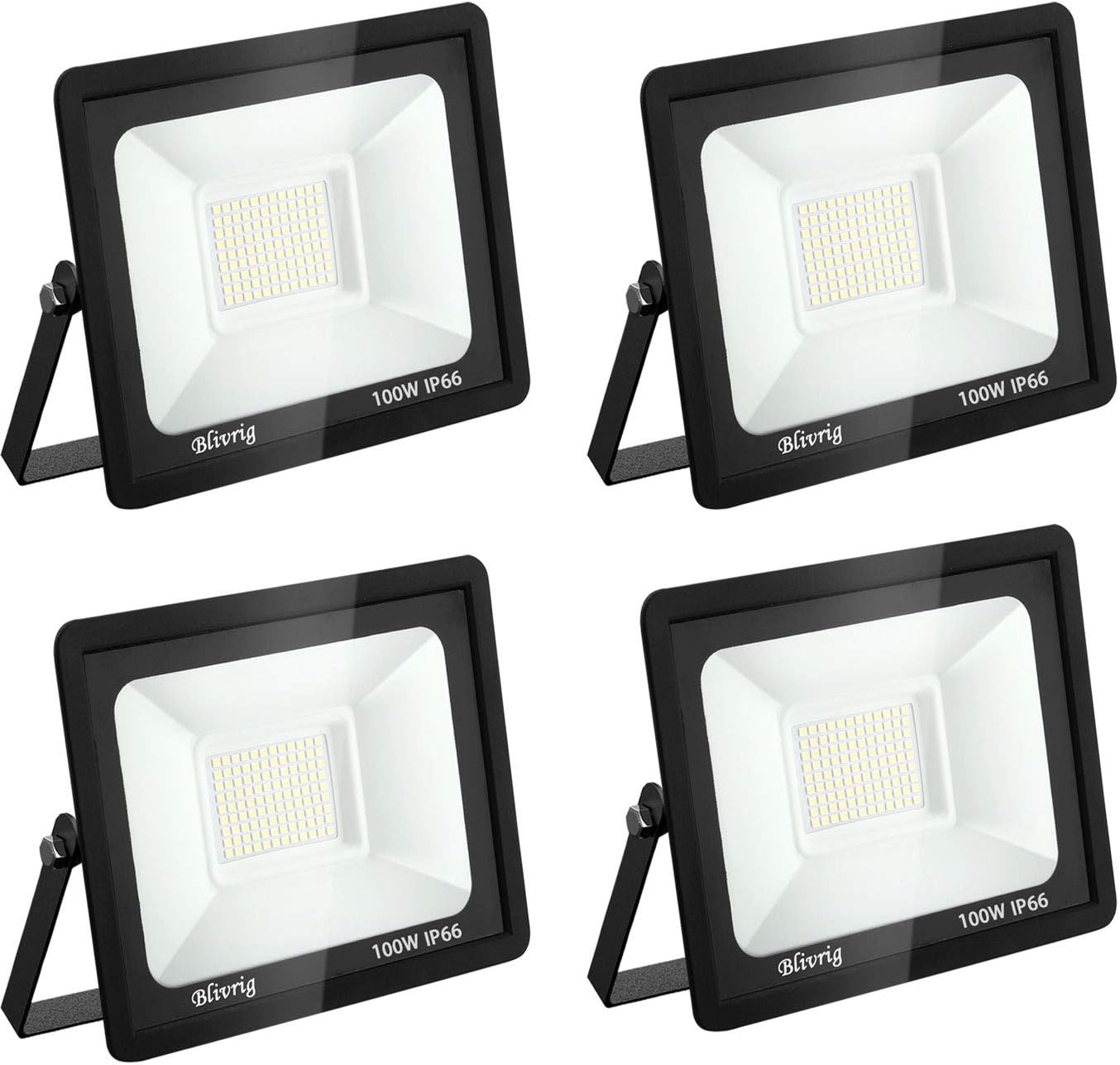 toobettp Faretto LED da Esterni 100W IP66, Bianco Freddo - immagine 1