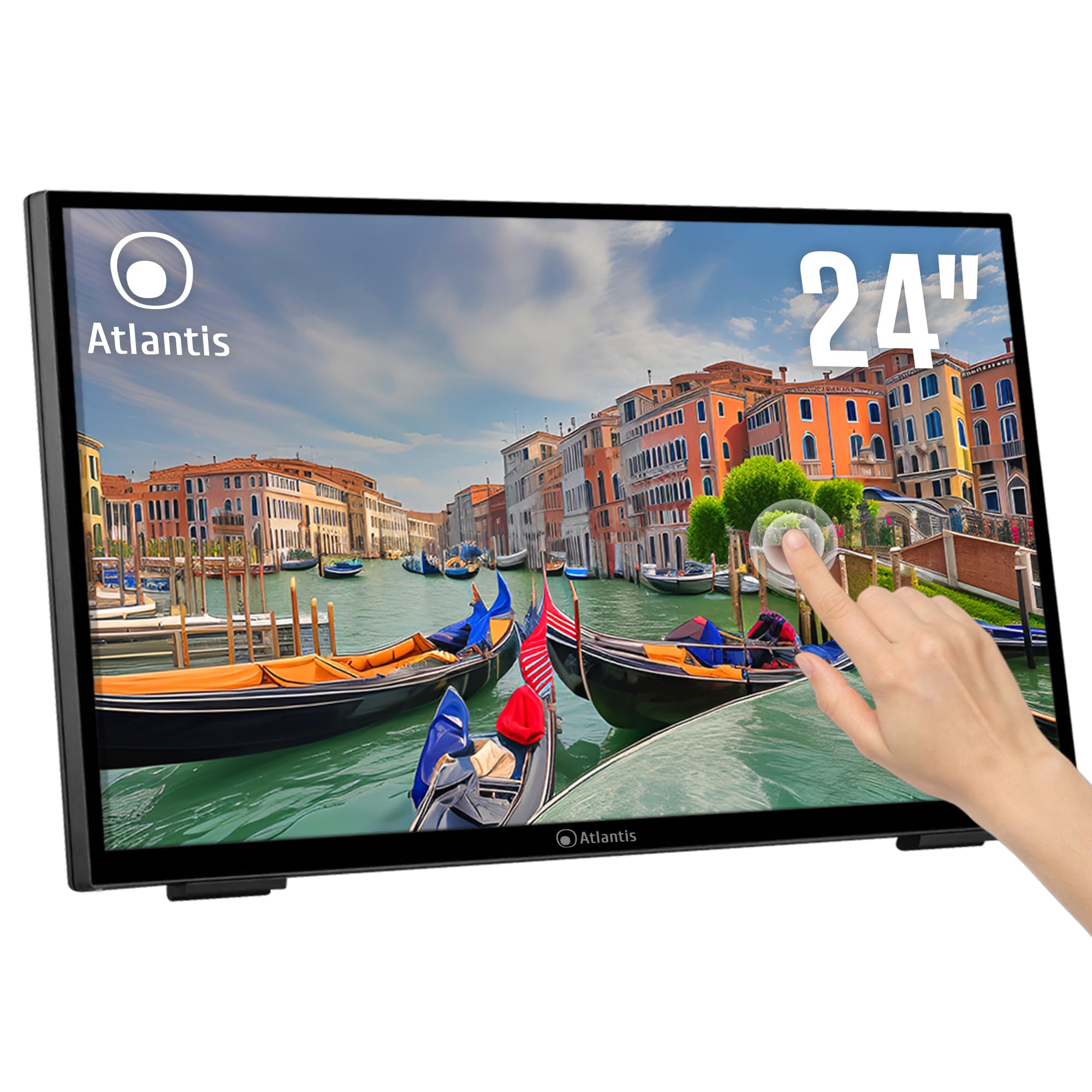 Atlantis A05-T24A-VHDM Monitor Touch 24 pollici Full HD