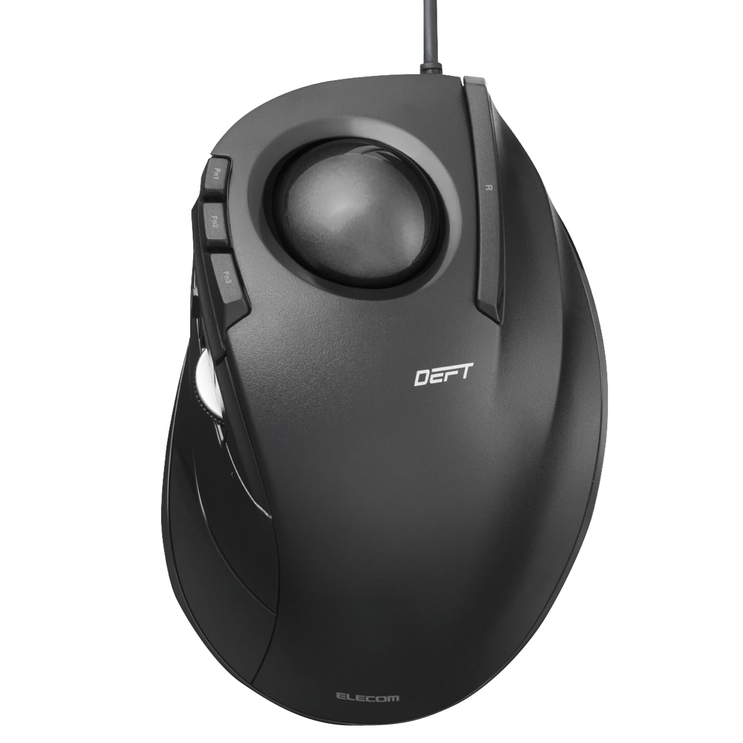 Elecom M-DT2URBK - mouse con trackball, PC/Mac, a 4 vie