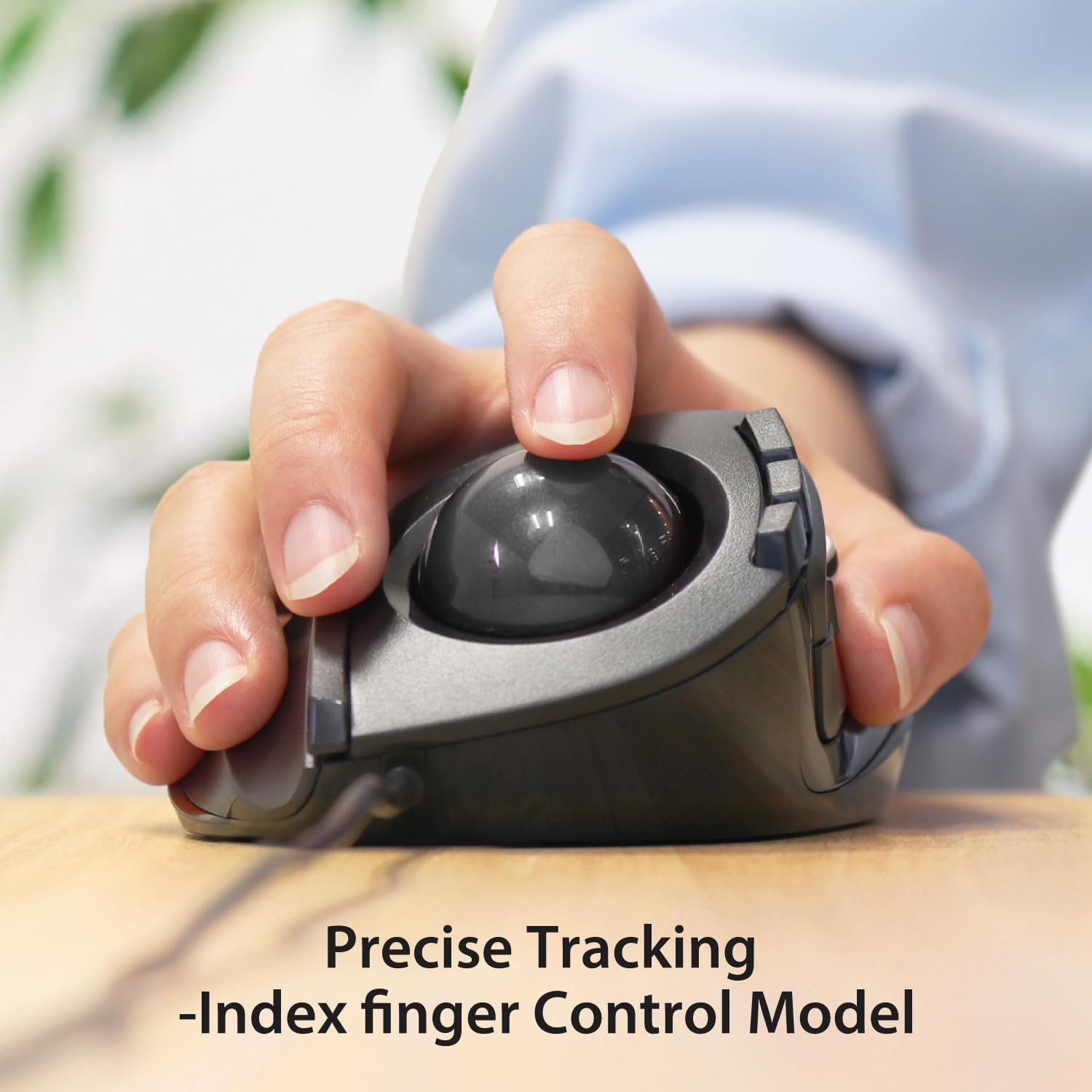 Elecom M-DT2URBK - mouse con trackball, PC/Mac, a 4 vie - immagine 4