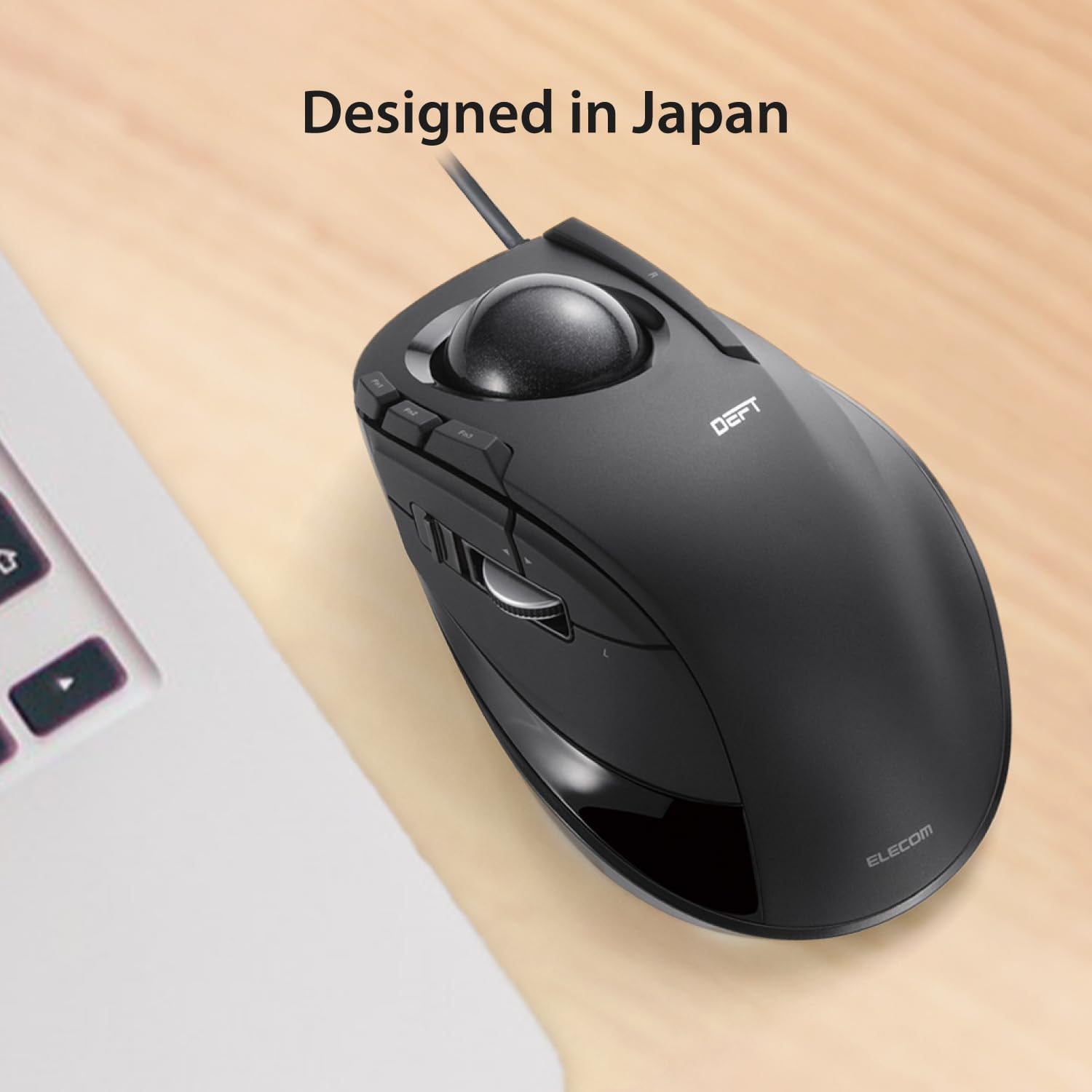 Elecom M-DT2URBK - mouse con trackball, PC/Mac, a 4 vie - immagine 6