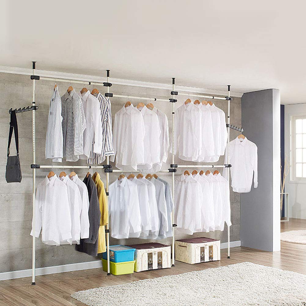 Cocoarm Appendiabiti da Terra Telescopico Regolabile