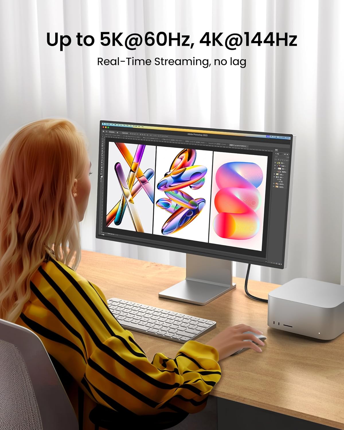 Silkland Cavo USB C 3.2 Gen2x2 20Gbps 1M - immagine 3