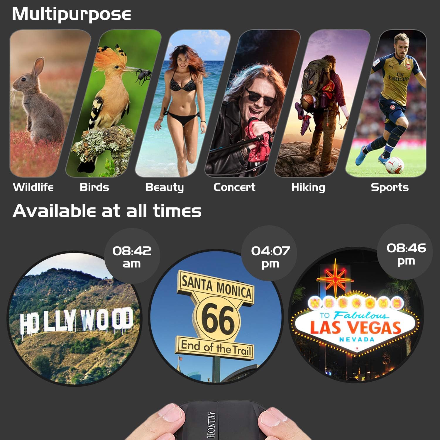 Binocolo Compatto 10x25 per Adulti e Bambini - immagine 4