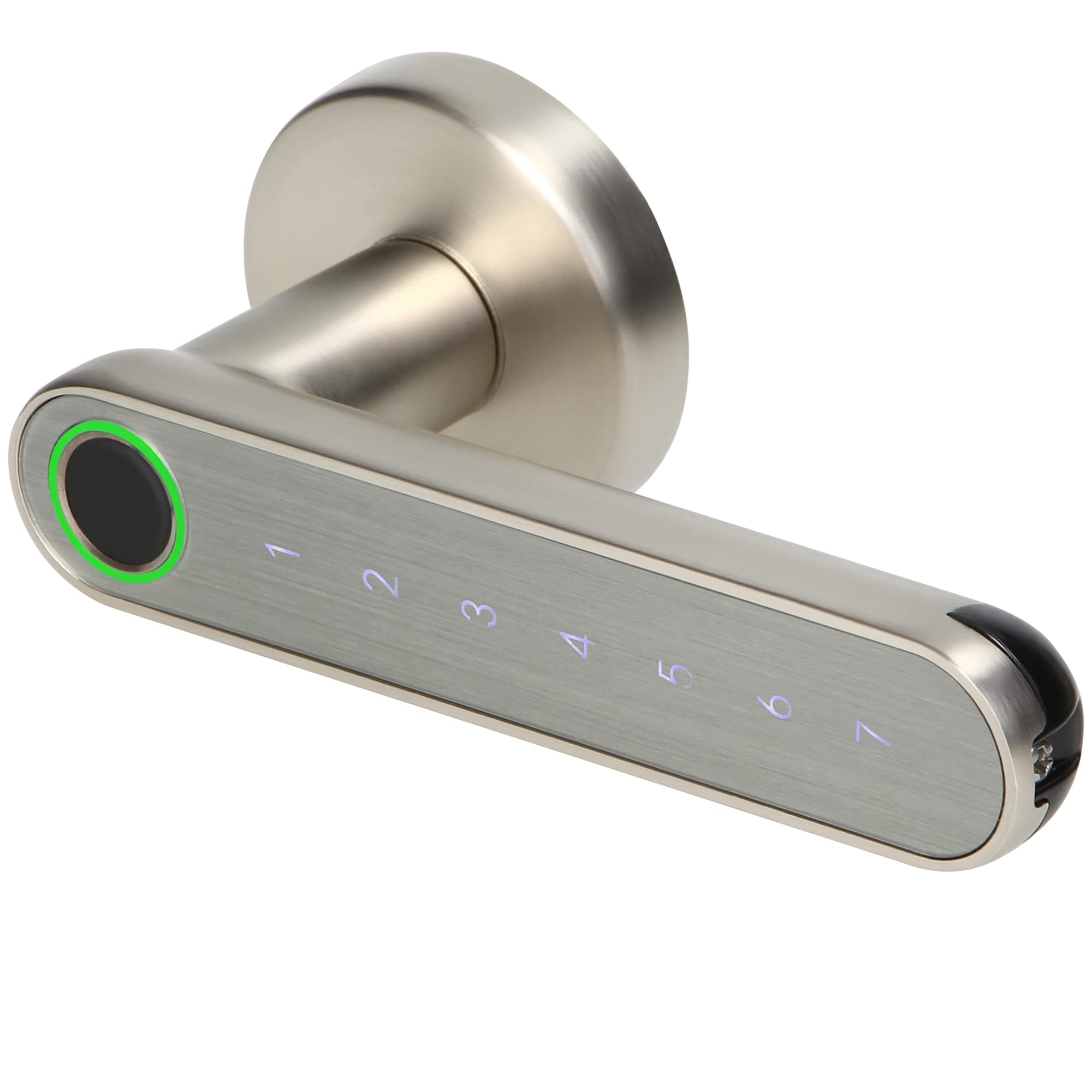 Orno OR-ZS-853 Serratura Elettronica Smart, Nichel