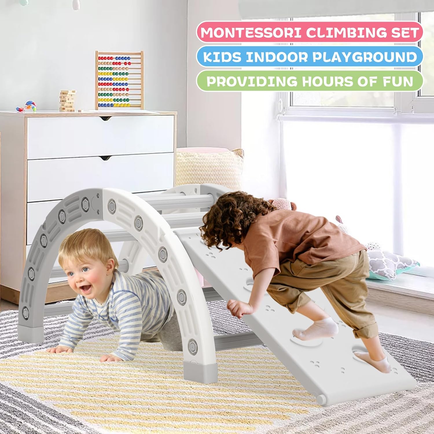 Siairo Telaio da Arrampicata Montessori per Bambini - immagine 5