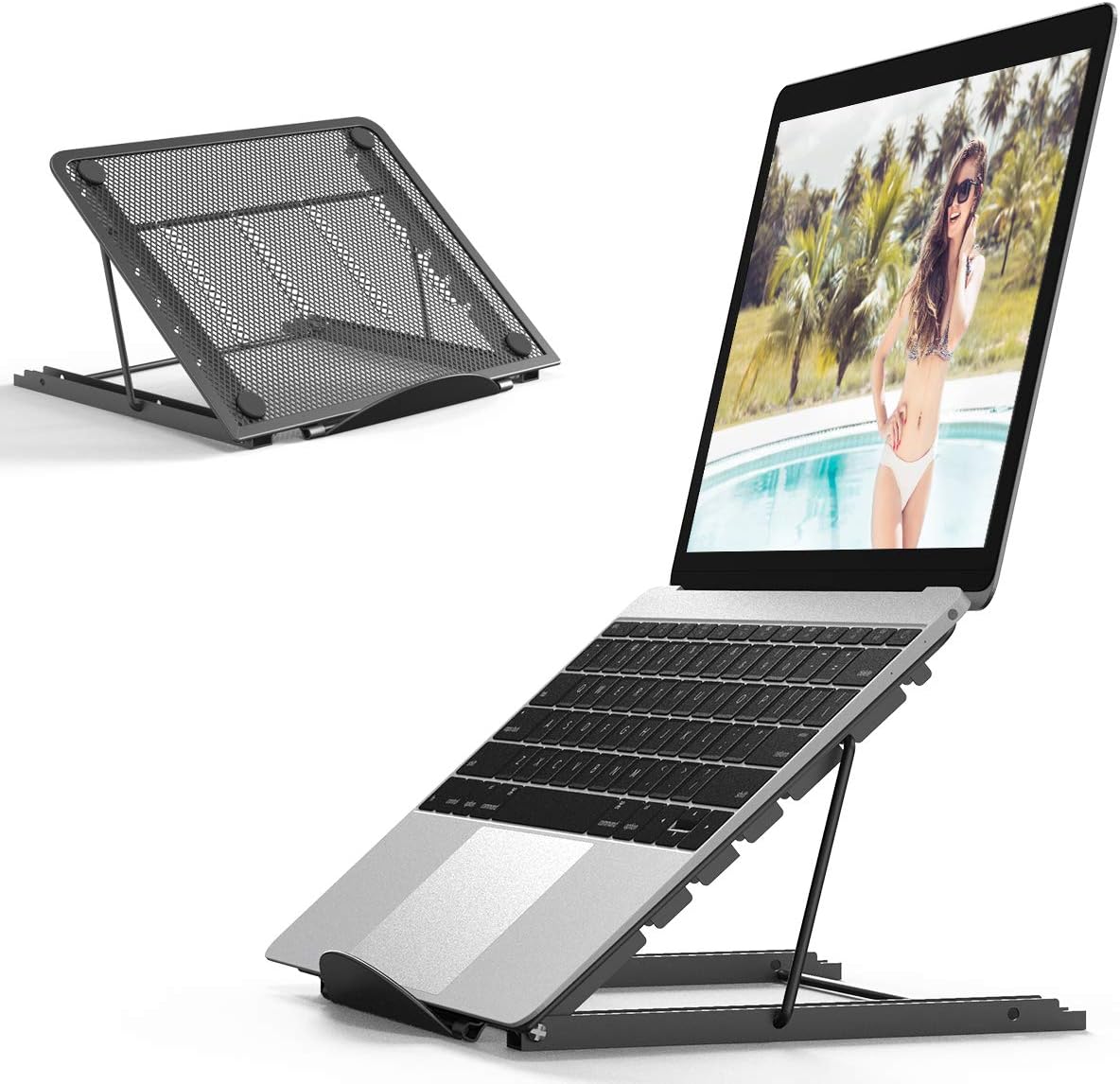 Supporto PC Portatile Ventilato Pieghevole per Notebook - immagine 1