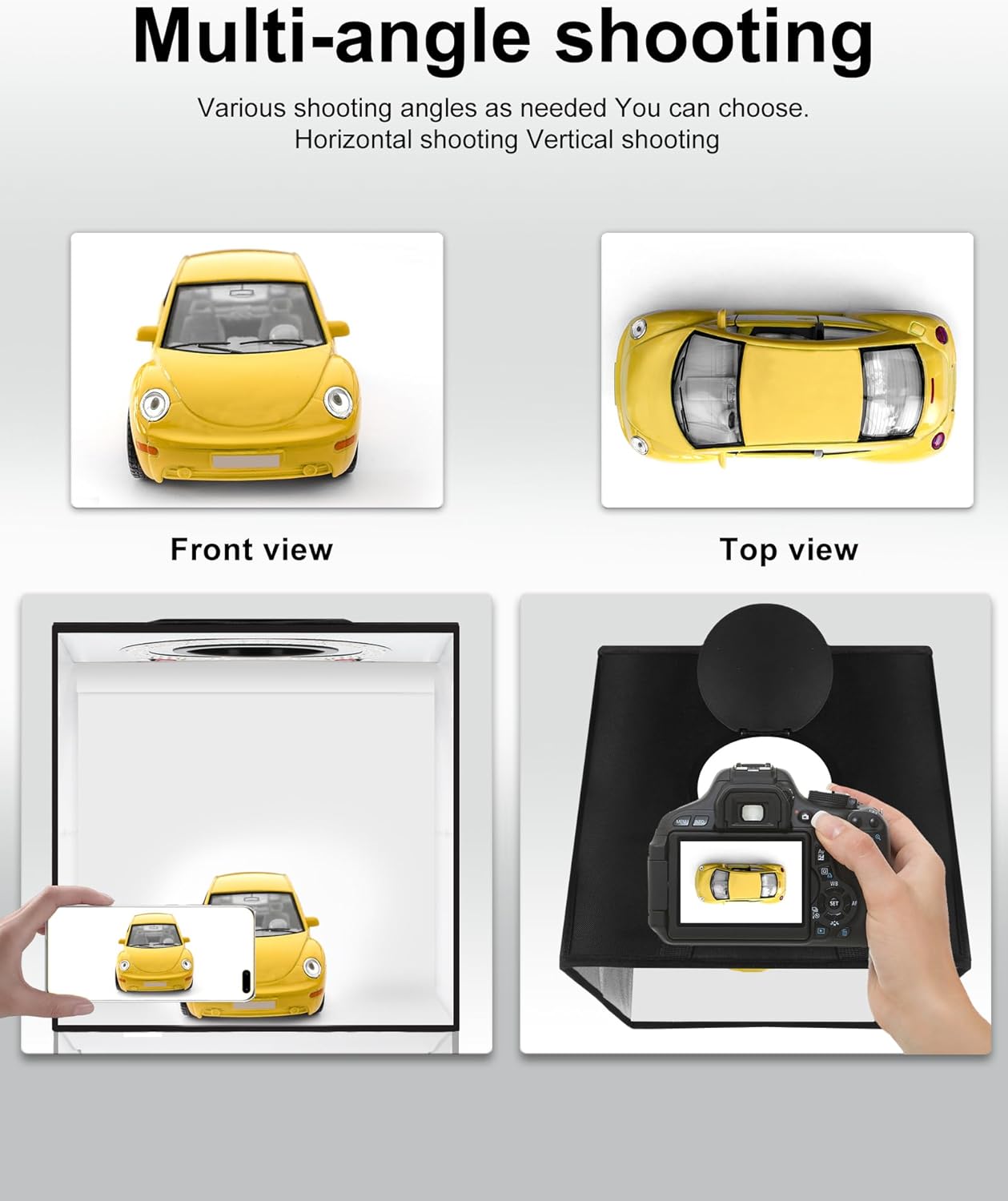 Puluz Studio Fotografico Professionale 30x30x30 cm - immagine 7