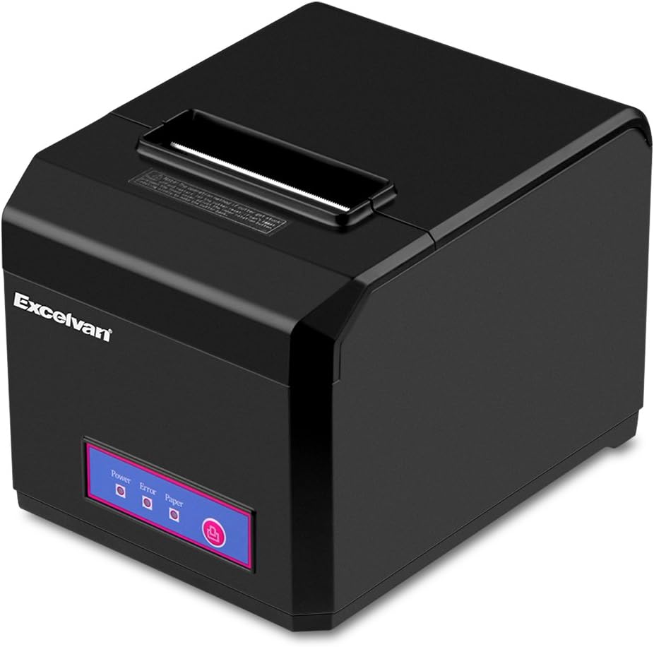 Excelvan Stampante Termica per Ricevute 80MM Bluetooth - immagine 1