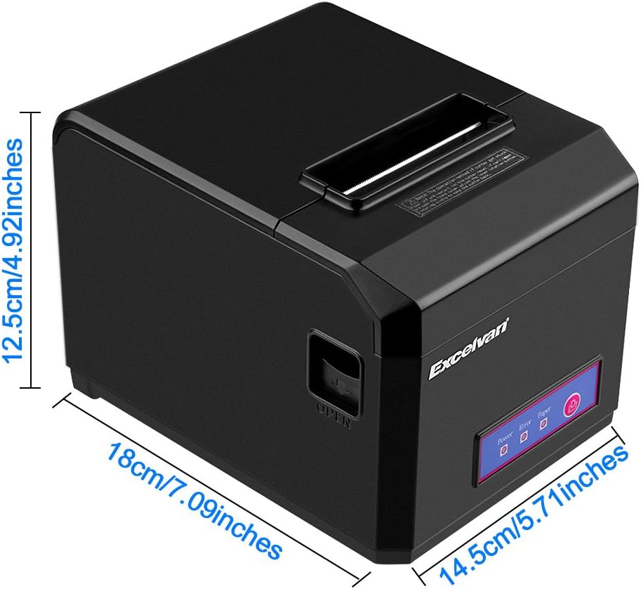 Excelvan Stampante Termica per Ricevute 80MM Bluetooth - immagine 4