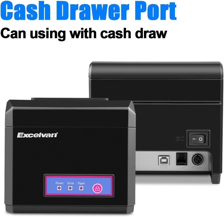 Excelvan Stampante Termica per Ricevute 80MM Bluetooth - immagine 7