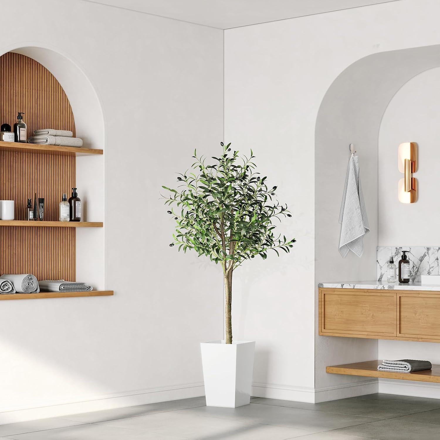 Yoleo Albero di Ulivo Artificiale 150 cm - immagine 7