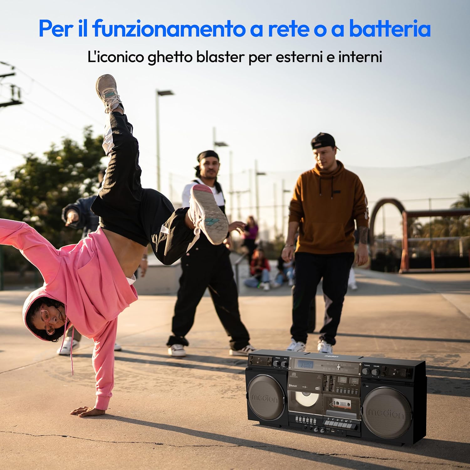 Medion Registratore a Cassette P66538 - Ghetto Blaster Retrò - immagine 5