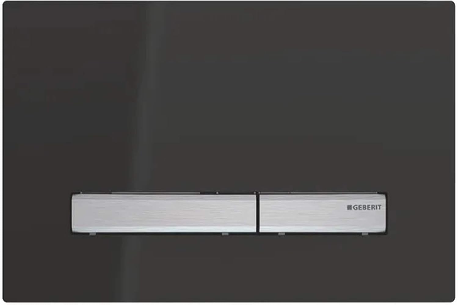 Geberit 115788DW2 Placca di Comando, Cromo/Nero, 1.00