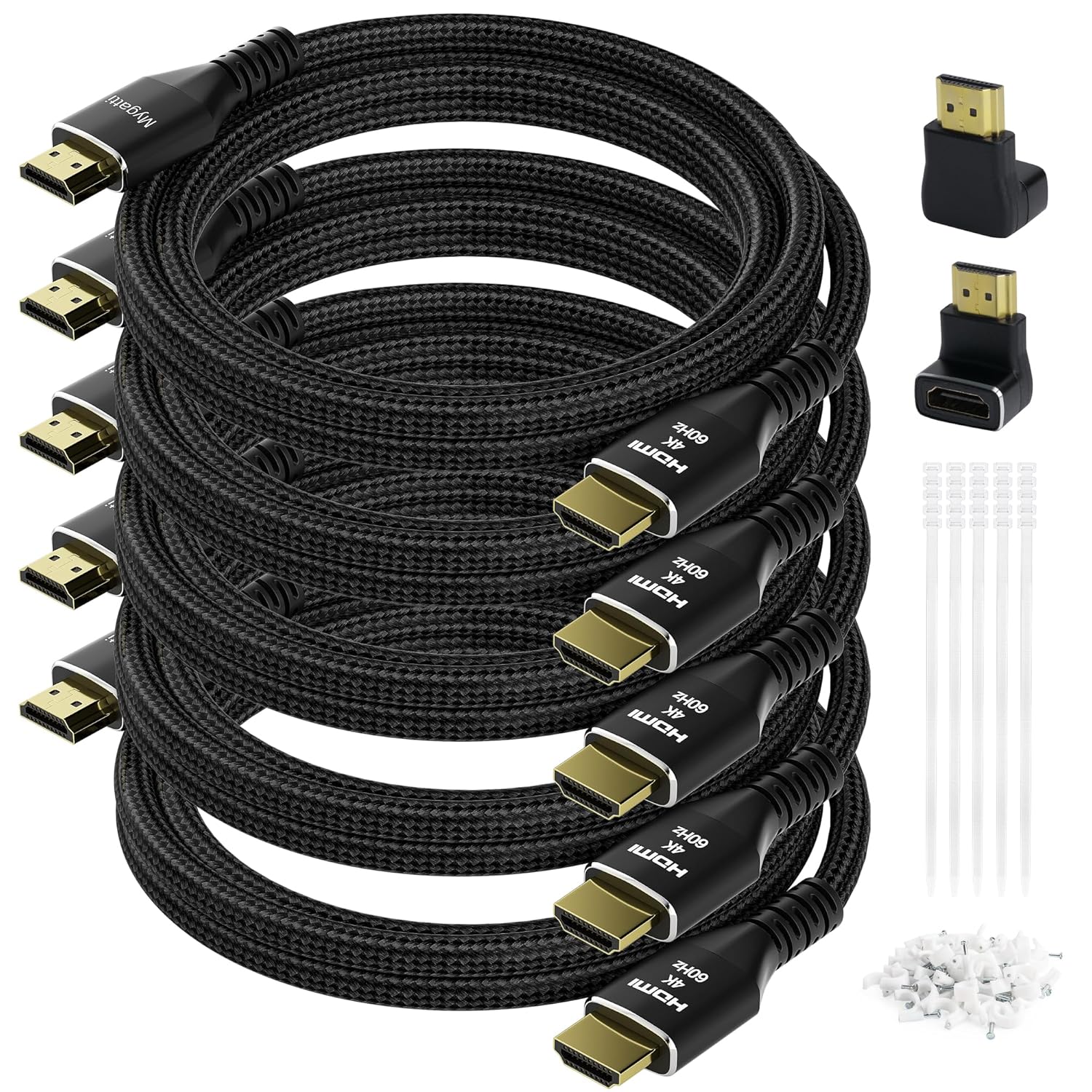 Cavo 4K HDMI 2.0 da 5 Metri (5 pezzi) - immagine 1