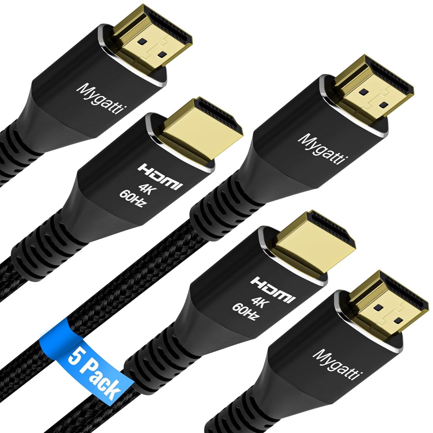 Cavo 4K HDMI 2.0 da 5 Metri (5 pezzi) - immagine 2