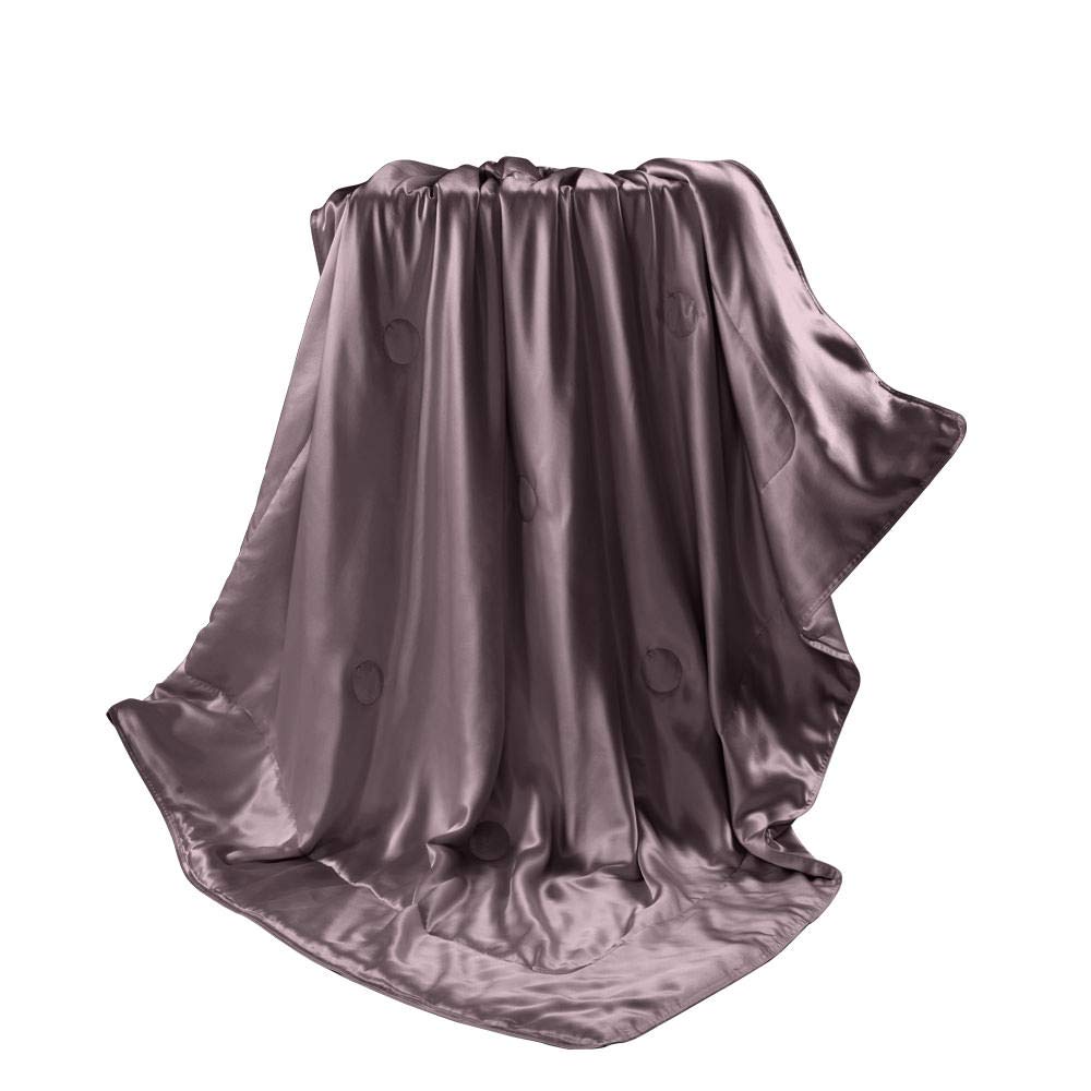 Thxsilk Coperta/Copriletto Pura Seta di Gelso 135x180cm