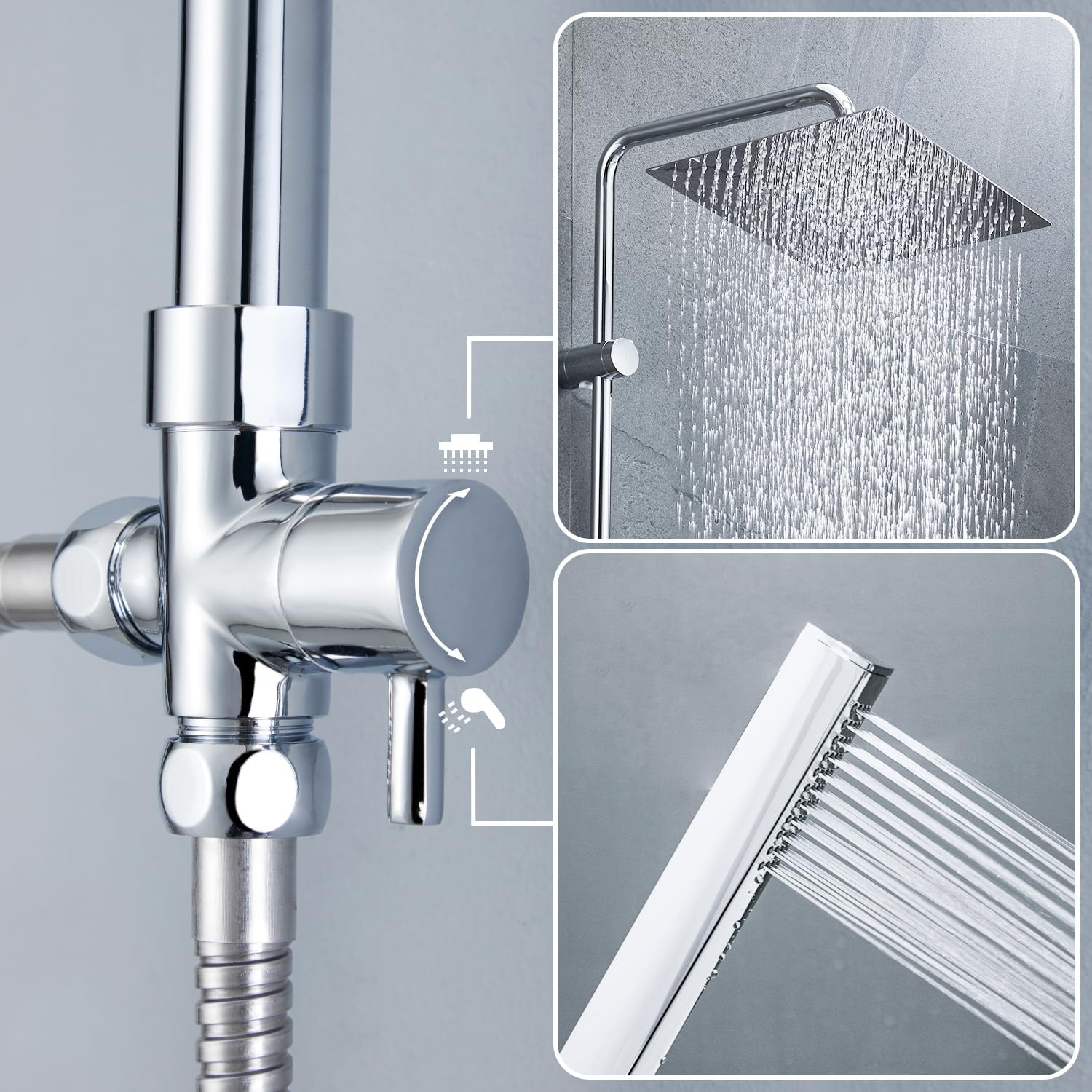 Görbach Set doccia (YT-E2020CP, cromato) - immagine 5