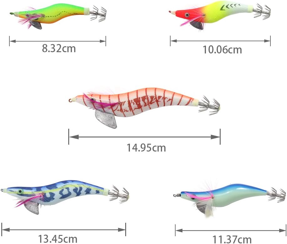 Croch 10 Pezzi Tonanare Esche Gamberetti Luminose - immagine 6